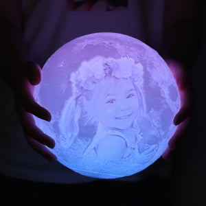 Personalisierte 3D Mond Lampe