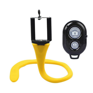 Flexibler Selfie Stick mit Bluetooth-Clicker